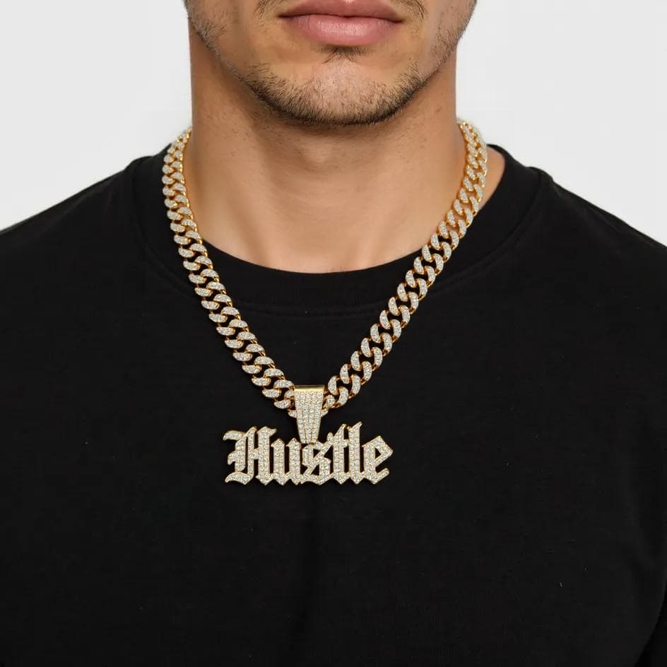 Hustle Pendant and Chain 20"