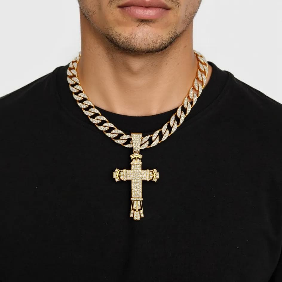 Cross Pendant and Chain 20"
