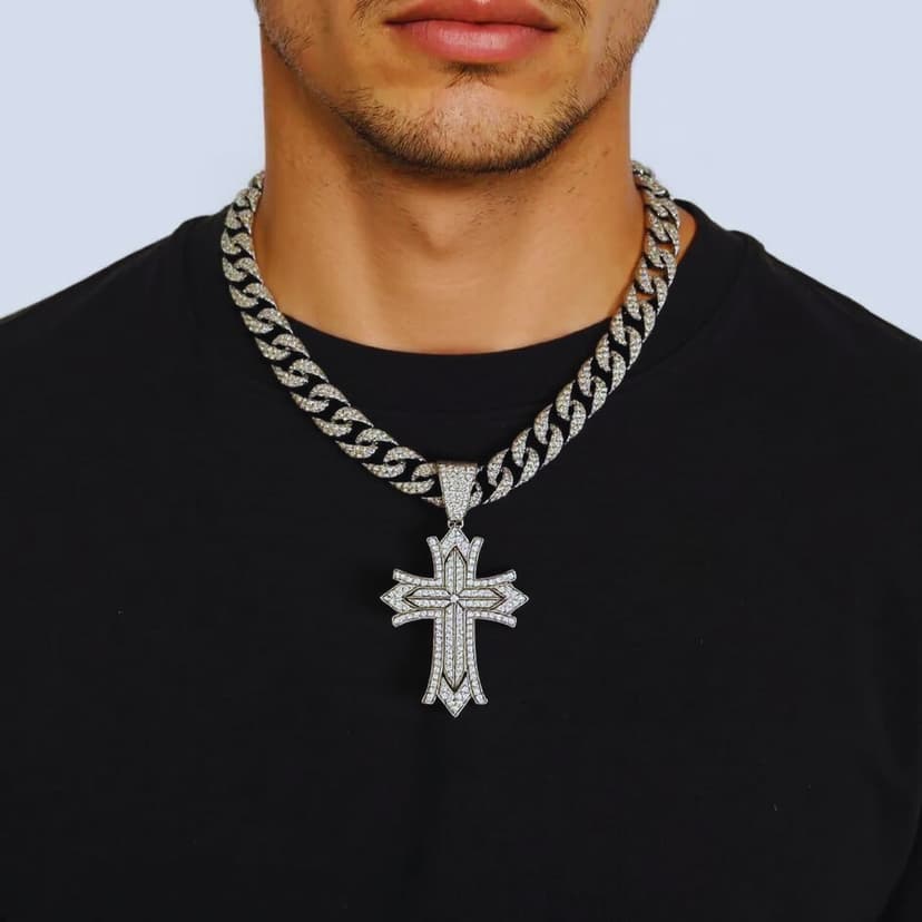 Cross pendant & chain 20"